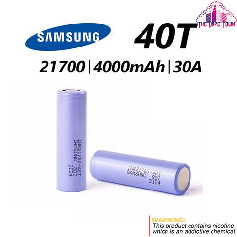 Samsung Battery 40T 21700 - 4000mAh