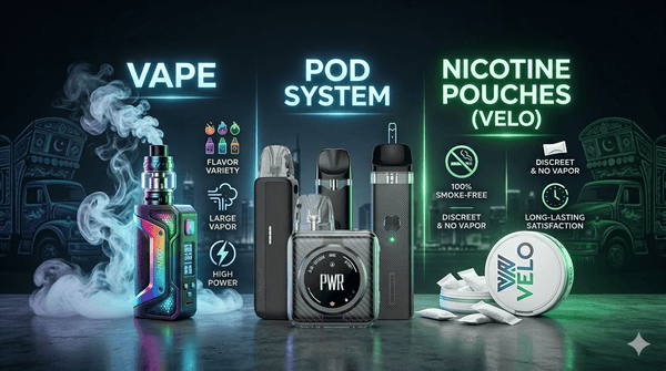 Vape vs Velo vs Pod: Best Nicotine Choice in Pakistan 2026