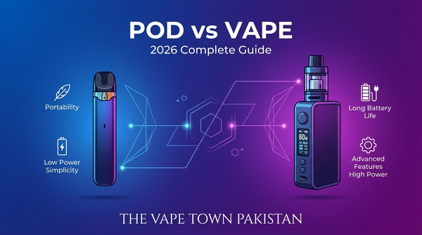 Pod vs Vape Difference Explained with Latest Vape Price in Pakistan 2026