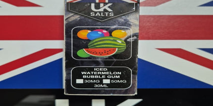 UK Salts Watermelon Bubble Gum