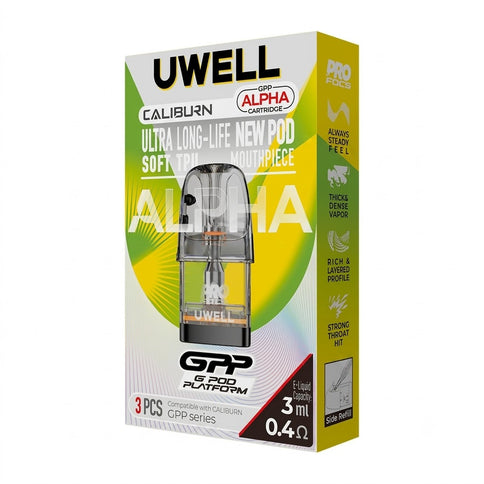 UWELL CALIBURN GPP ALPHA POD CARTRIDGE 3ML