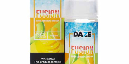 7 Daze Fusion Banana Cantaloupe Honeydew Iced - 100ml