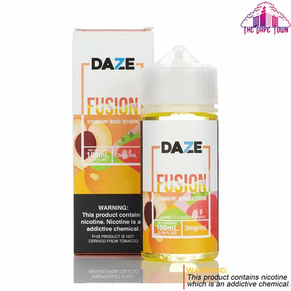 7 Daze Fusion Strawberry Mango Nectarine Iced 3mg - 100ml