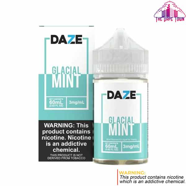 7 Daze Glacial Mint Iced E-juice 60ml - 3mg