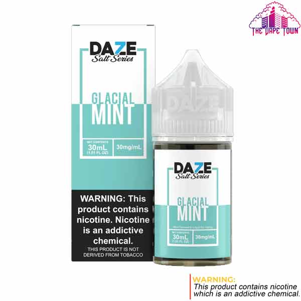 7 Daze Glacial Mint Iced Nic Salt 30mg - 30ml The Vape Town 7 Daze Glacial Mint Iced Nic Salt 30mg - 30ml The Vape Town