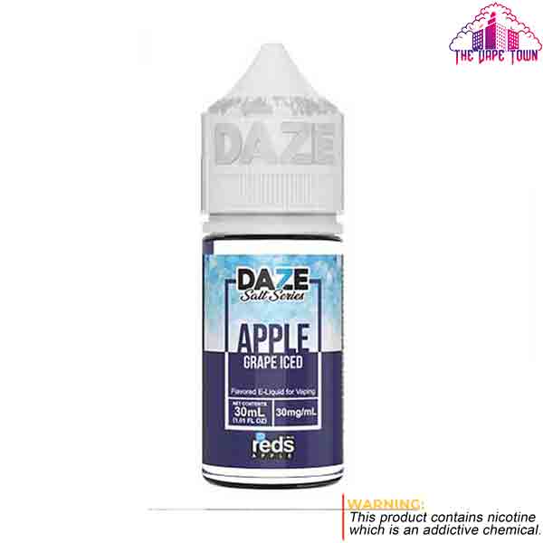 7 Daze Reds Apple Grape Fruit Iced 30/50mg E-Juice - 30ml