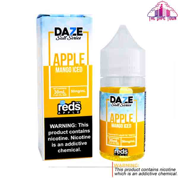 7 Daze Reds Apple Mango Fruit Iced 30/50mg E-Liquid - 30ml