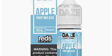 7 Daze Red's Apple Mix Fruit Iced Nic Salt 30mg - 30ml