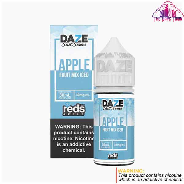 7 Daze Red's Apple Mix Fruit Iced Nic Salt 30mg - 30ml