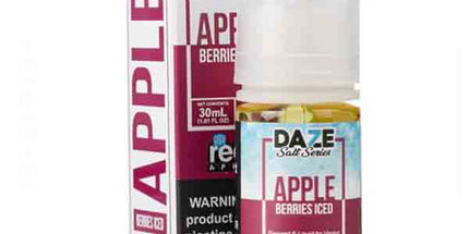 7 Daze Reds Apple Salt Barriers Iced E-liquid - 30ml Capacity