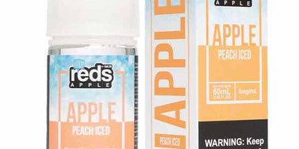 7 Daze Red's Peach Iced E-juice Freebase - 60ml