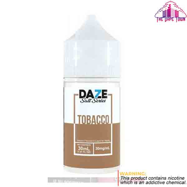 7 Daze Tobacco Nicotine Salt 30mg E-Liquid - 30ml Capacity The Vape Town 7 Daze Tobacco Nicotine Salt 30mg E-Liquid - 30ml Capacity The Vape Town