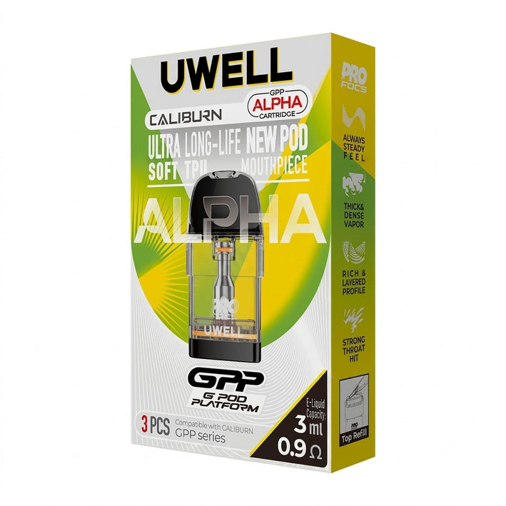 UWELL CALIBURN GPP ALPHA POD CARTRIDGE 3ML