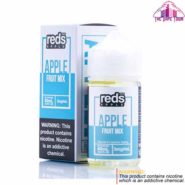 7 Daze Red's Apple Mix Fruit Iced E-juice 3mg - 60ml