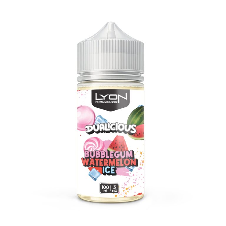 LYON Dualicious E-Liquid – Watermelon Bubblegum Ice 100ml (3mg)