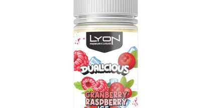 LYON Dualicious E-Liquid – Cranberry Raspberry Ice 100ml (3mg)