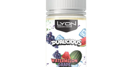 LYON Dualicious E-Liquid – Watermelon Grape Ice 100ml (3mg)