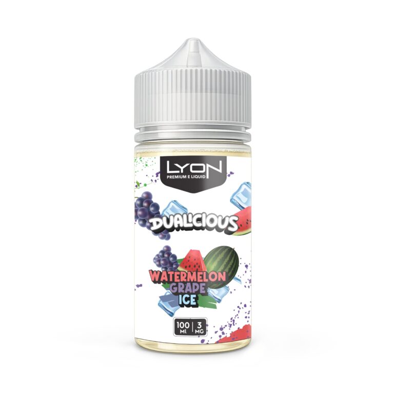 LYON Dualicious E-Liquid – Watermelon Grape Ice 100ml (3mg)