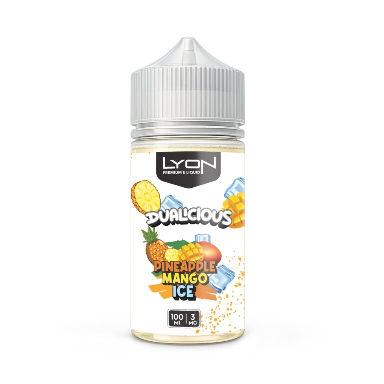 LYON Dualicious E-Liquid – Pineapple Mango Ice 100ml (3mg)