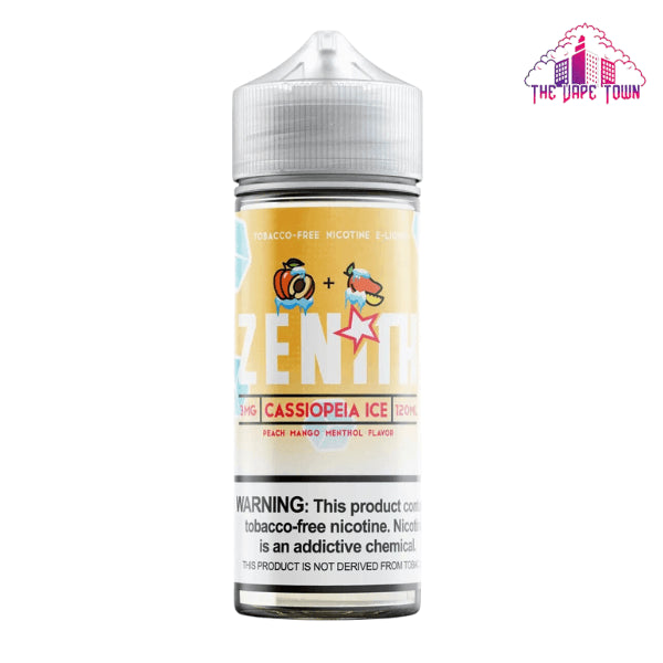 Zenith Cassiopeia Ice (Mango Peach Ice) - 120ml | The Vape Town Zenith Cassiopeia Ice (Mango Peach Ice) - 120ml | The Vape Town