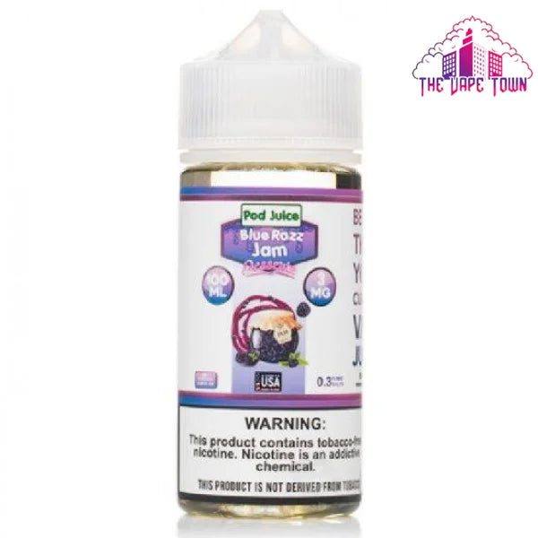 BUY BLUE RAZZ JAM BY POD JUICE ? 100ML