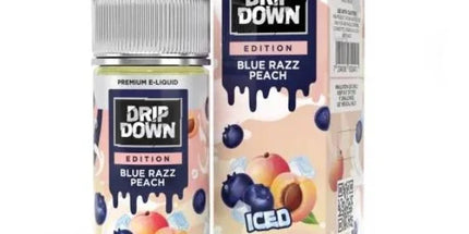 DRIP DOWN EDITION BLUE RAZZ PEACH ICE - 100ML