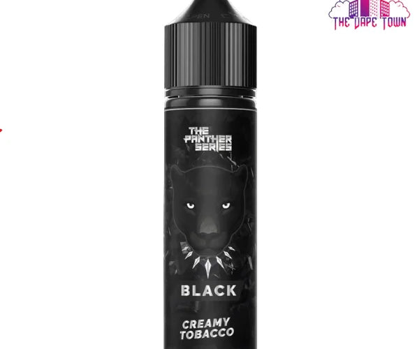 Dr Vapes – Black Panther Creamy Tobacco 60ml (6 , 12 , 18 mg) – The Vape  Town