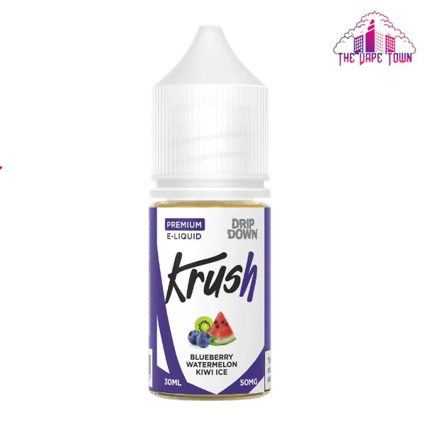 Drip Down Blueberry Watermelon Kiwi Ice By Krush Series – 30ml