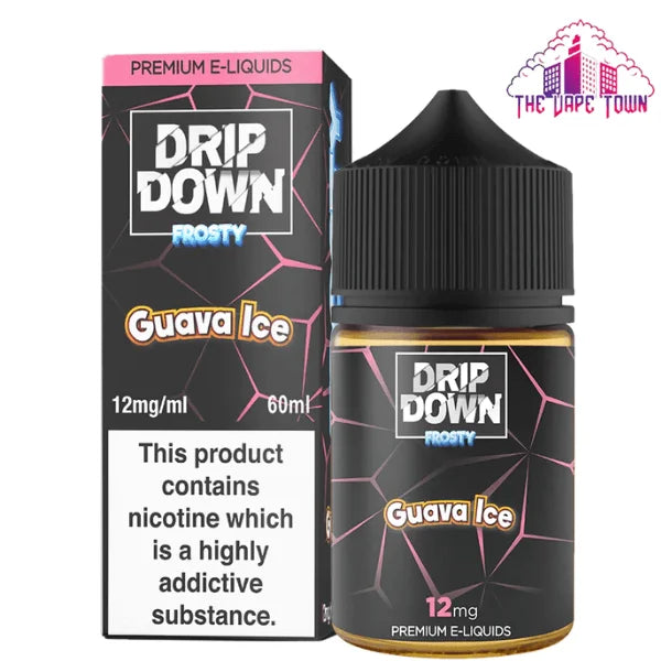 Drip Down Frosty Guava Ice 60ml The Vape Town Drip Down Frosty Guava Ice 60ml The Vape Town