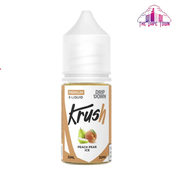 Drip Down Peach Pear Ice By Krush Series 30ml The Vape Town Drip Down Peach Pear Ice By Krush Series 30ml The Vape Town