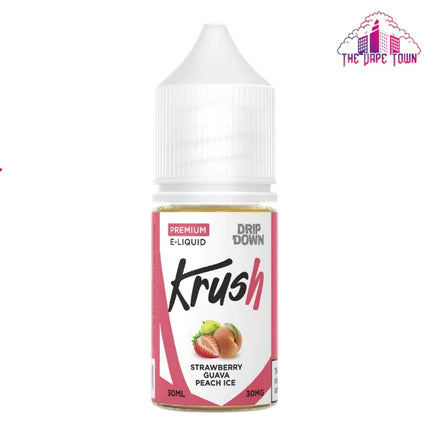Drip Down Strawberry Guava Peach Ice By Krush Series – 30ml