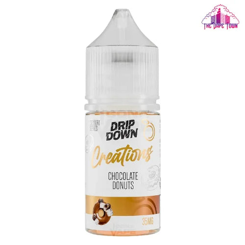 Buy Drip Down Creations Chocolate Donuts 30ml E-liquid | Pakistan  The  Vape Town