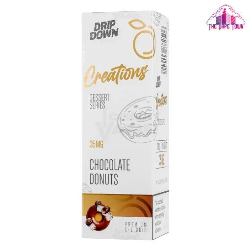 Buy Drip Down Creations Chocolate Donuts 30ml E-liquid | Pakistan The Vape Town Buy Drip Down Creations Chocolate Donuts 30ml E-liquid | Pakistan The Vape Town