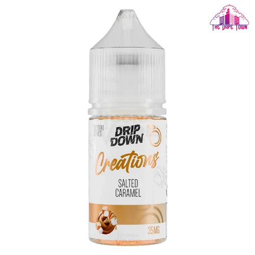 Buy Drip Down Creations Salted Caramel 30ml E-liquid | Pakistan  The Vape  Town