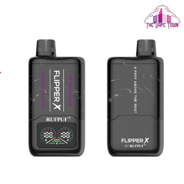 Rufpuf Flipper X Disposable Vape – Grape Red Bull Ice + Watermelon Ice (50mg) 20000 Puffs