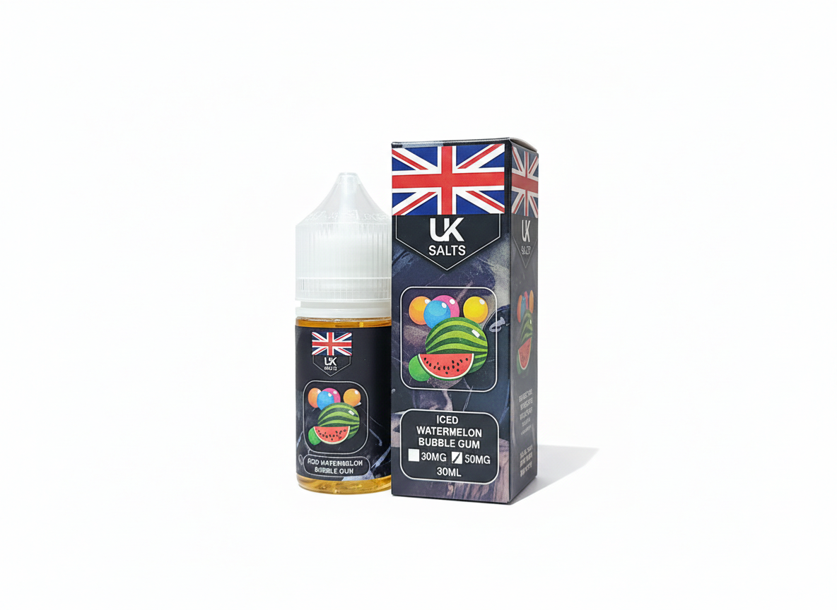UK Salts Watermelon Bubble Gum