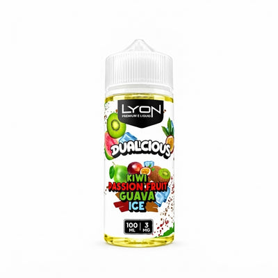 Kiwi Passion Fruit Guava Ice Lyon Dualicious E-Liquid
