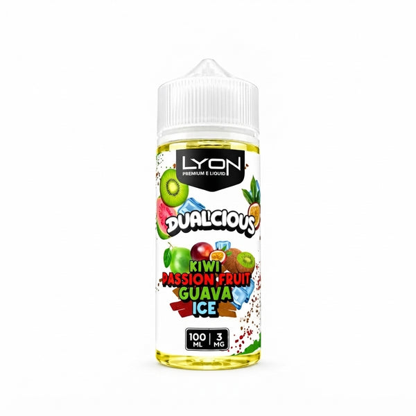 Kiwi Passion Fruit Guava Ice Lyon Dualicious E-Liquid