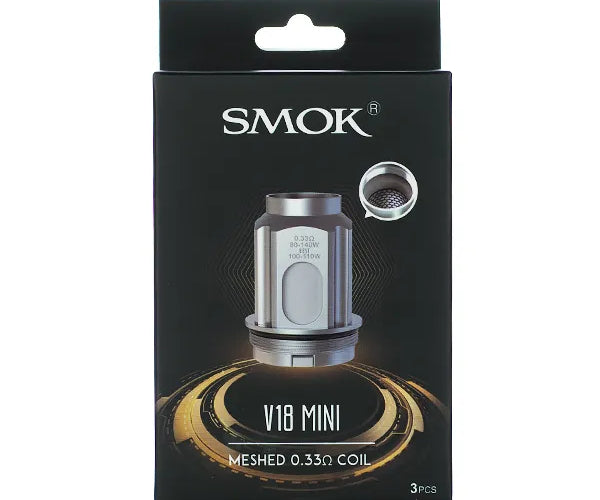 smok tfv18 mini coil compatibility chart SMOK TFV18 mini Mesh Replacement Coils