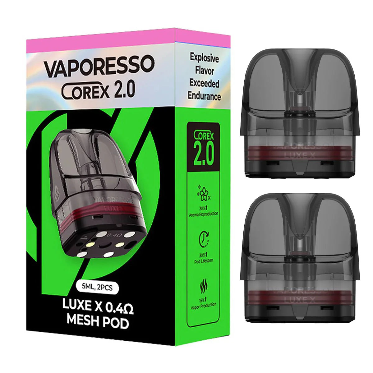 VAPORESSO LUXE X COREX 2.0 REPLACEMENT POD
 - 5ml