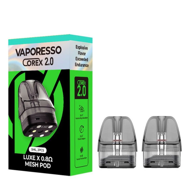 VAPORESSO LUXE X COREX 2.0 REPLACEMENT POD
 - 5ml