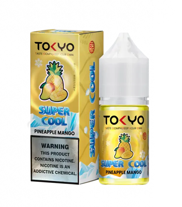 Tokyo Super Cool Pineapple Mango iced Nic Salt - 30ml