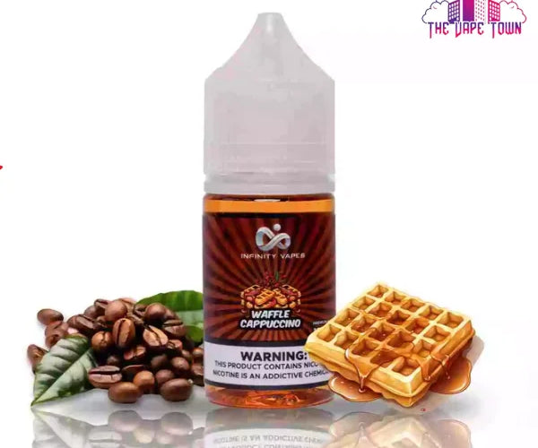 waffle vape juice INFINITY WAFFLE CAPPUCCINO 30ML – The Vape Town