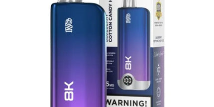 IVG 8K Disposable Vape Blueberry Cotton Candy Ice (35mg)