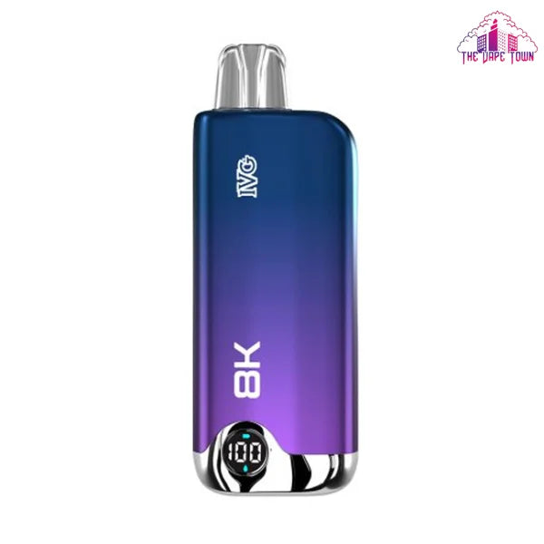 IVG 8K Disposable Vape Blueberry Cotton Candy Ice (35mg)