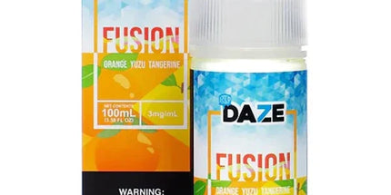 7 Daze Fusion Iced Orange Yuzu Tangerine - 100ml