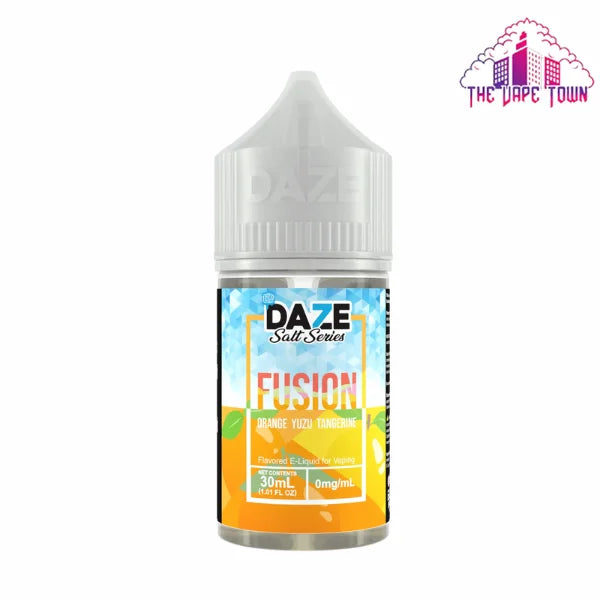 7 Daze Fusion Orange Yuzu Tangerine iced nice  Salt - 30ml