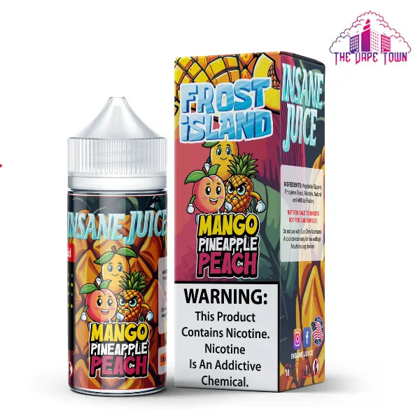 Insane Juice Mango Pineapple Peach - 100ml The Vape Town Insane Juice Mango Pineapple Peach - 100ml The Vape Town