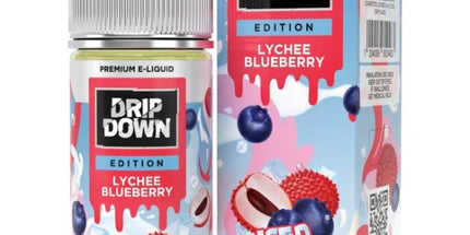 DRIP DOWN EDITION LYCHEE BLUEBERRY ICE - 100ML