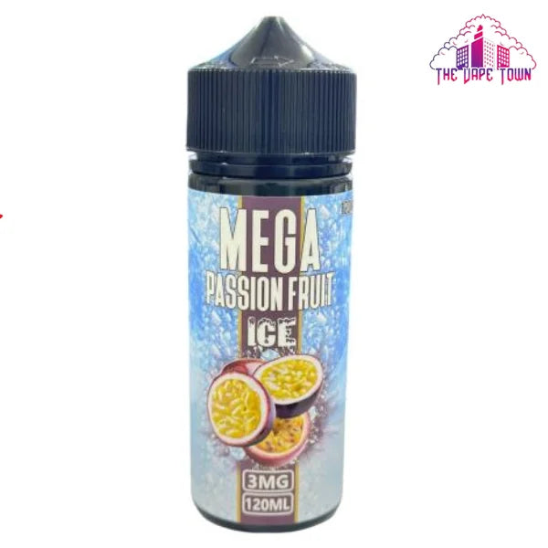 Mega Passion Fruit Ice E-liquid - 120ml (3mg)